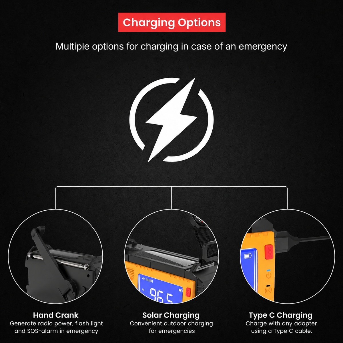 Elcostar Premium Emergency Radio
