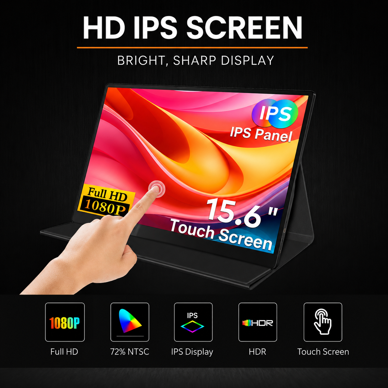 Portable Monitor Touchscreen 15.6 inch