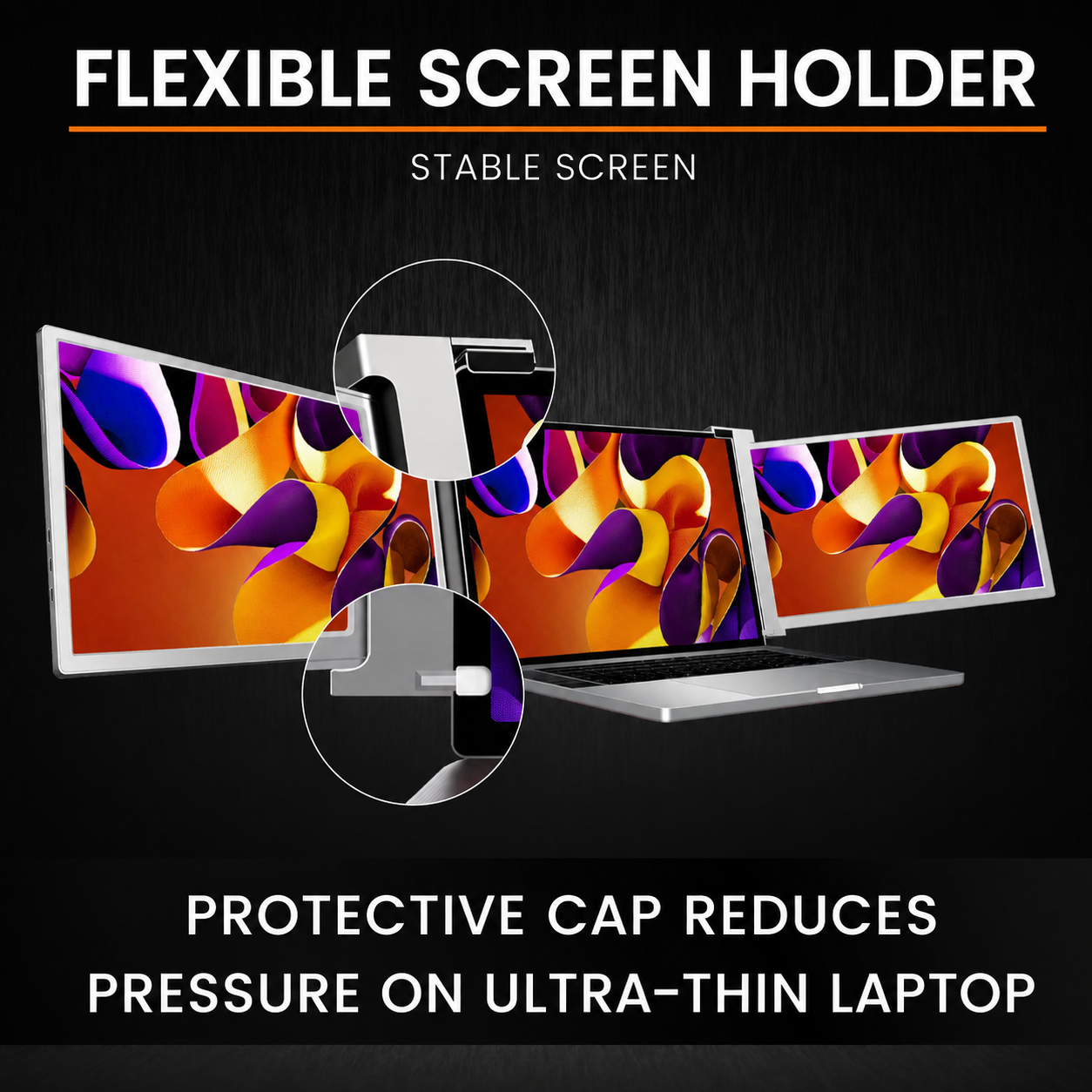 Portable Monitor Tri-Screen 15.6 inch