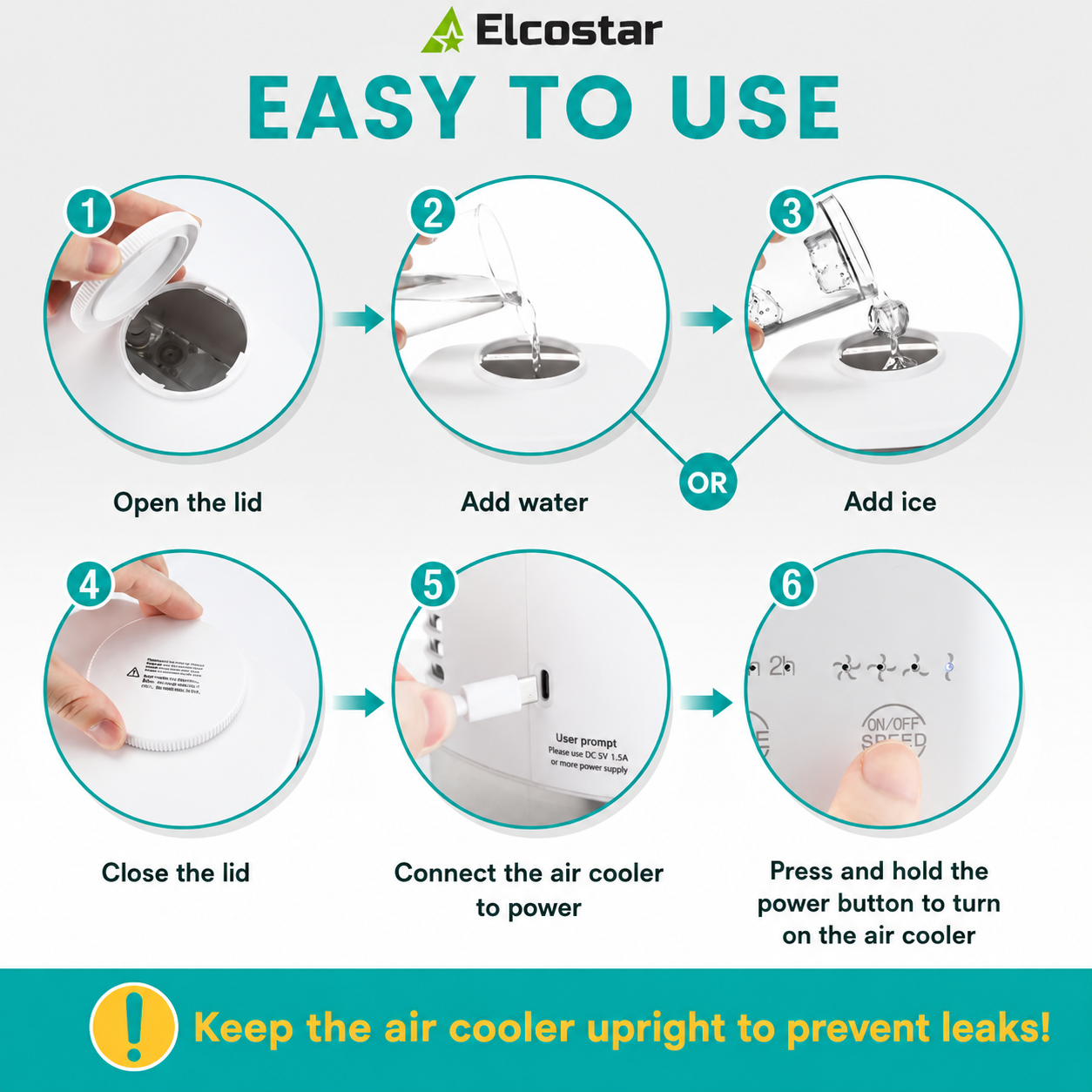 Premium Portable Mini Airco - 4-in-1