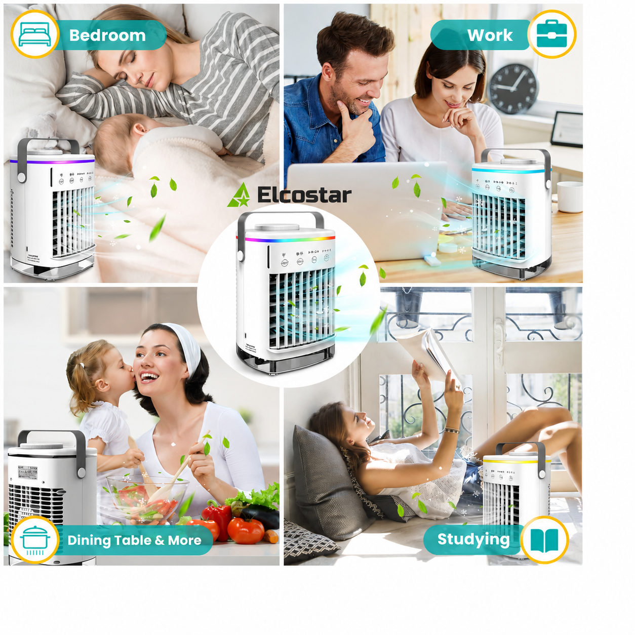 Premium Portable Mini Airco - 4-in-1