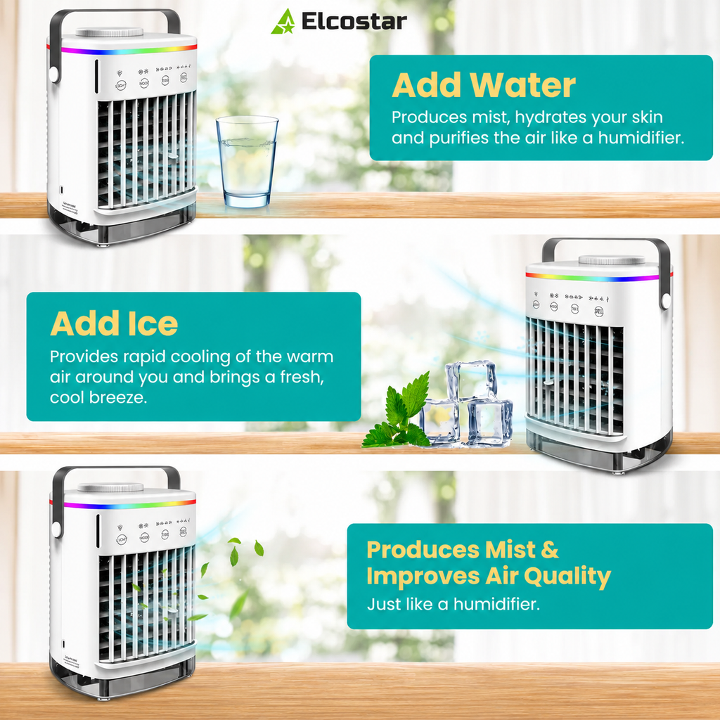 Premium Portable Mini Airco - 4-in-1