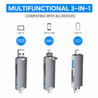 SD Card Reader 3-in-1 Stick