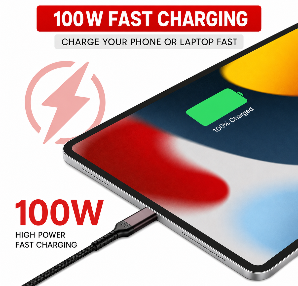 USB-C Cable 100W & Fast Charger