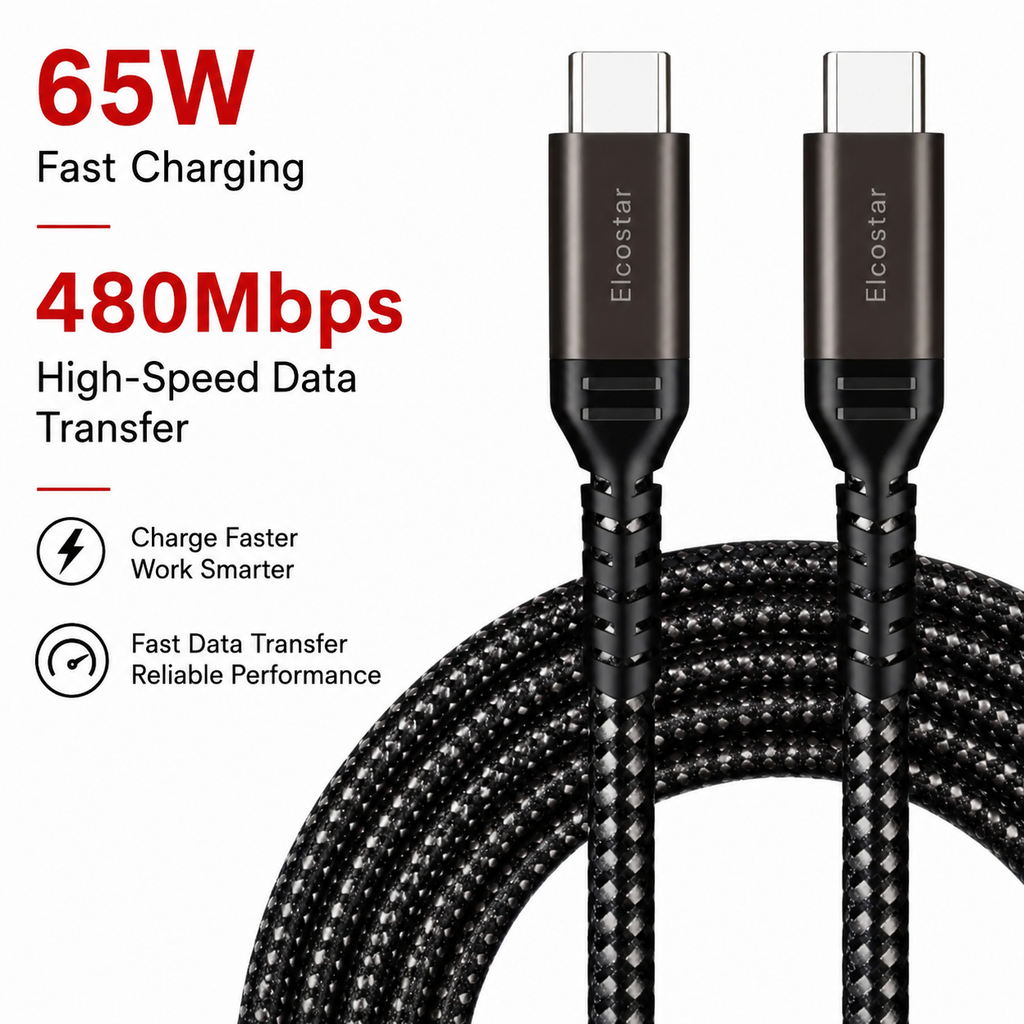USB C Cable 60W - 1M