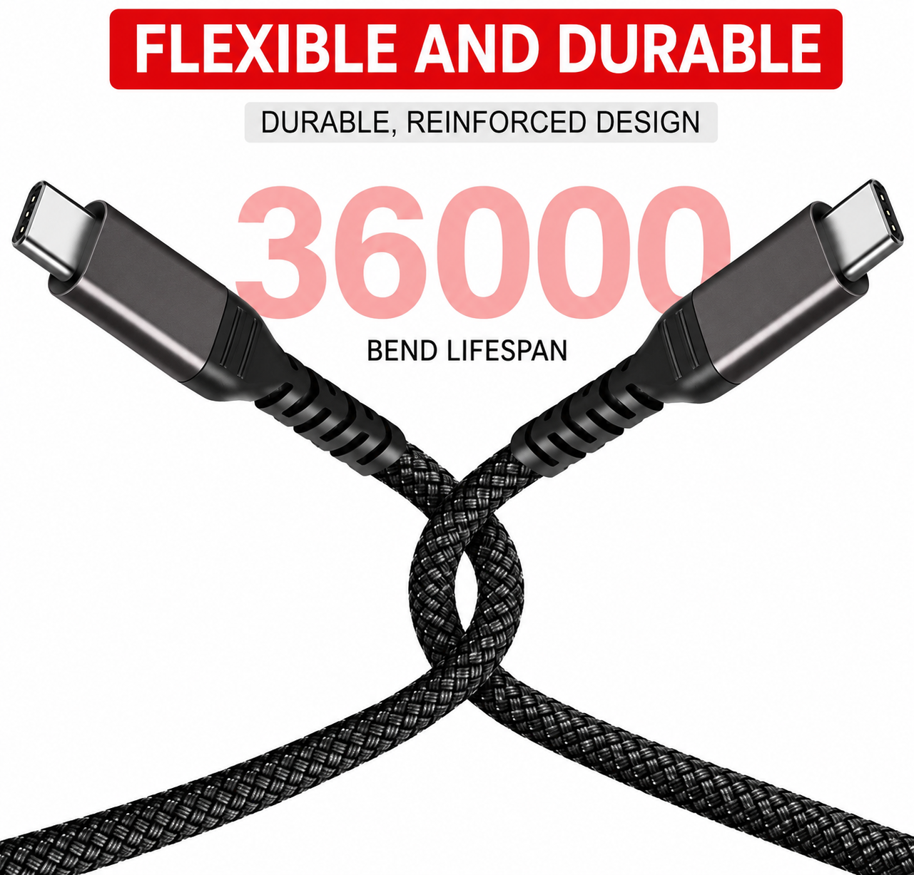 USB C Cable 60W - 1M