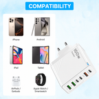 USB Adapter - 160W - (6P) - USB A & C