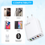 USB Adapter - 65W - (5P) - USB A & C