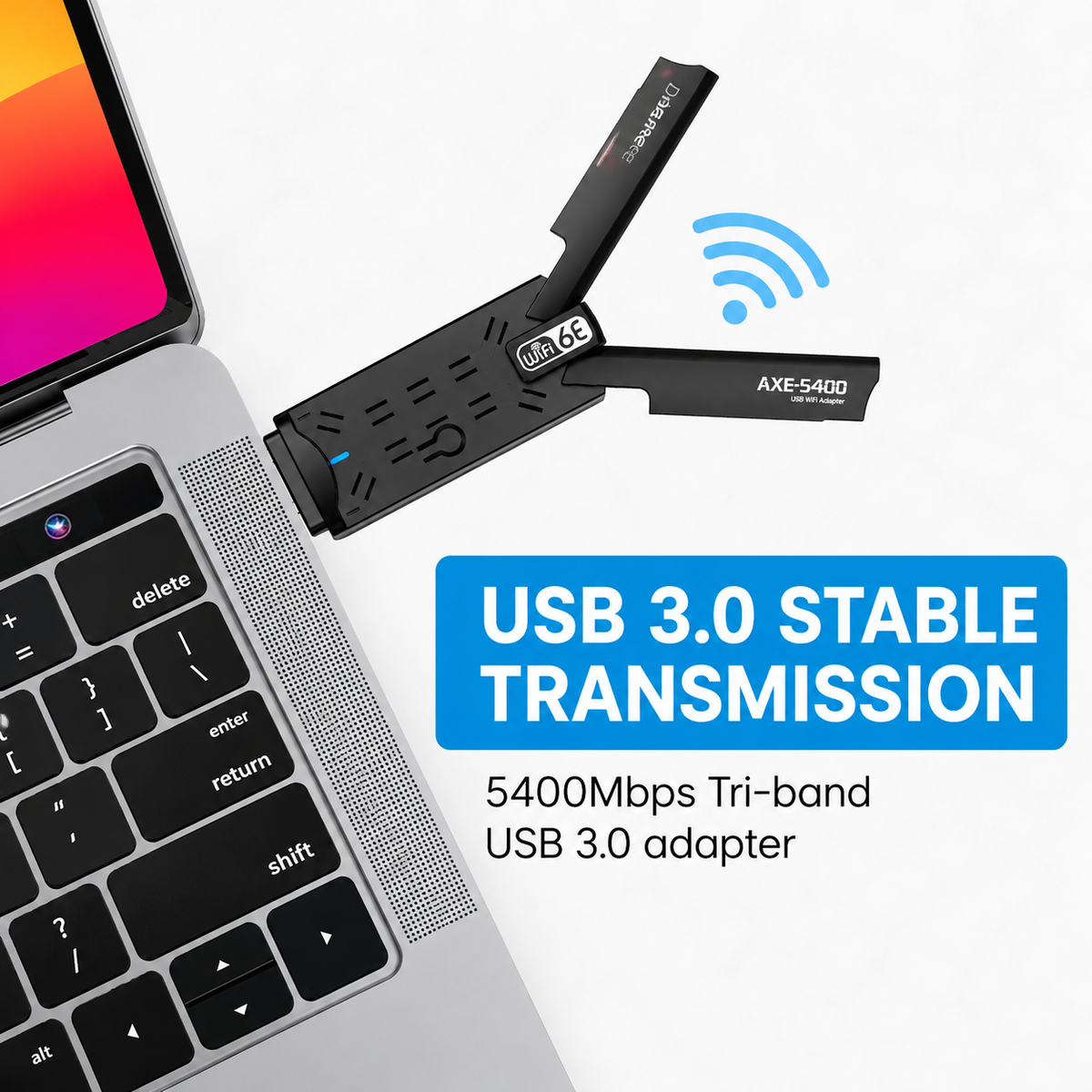 5400 Mbps USB WiFi Adapter